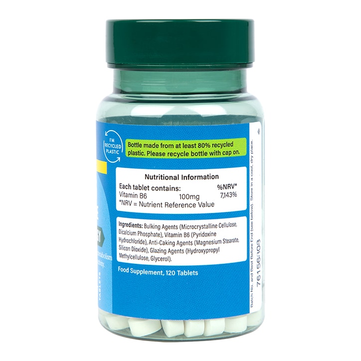Holland & Barrett High Strength Vitamin B6 + Pyridoxine 100mg 120 Tablets